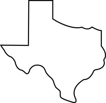recommend clip art: Texas map icon, Detailed Map of Texas State, Texas Map Black , State Border , United States , US America, scribble sketch Texas map, isolated on transparent background, used for mobile phone, app.