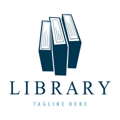 book or library logo for bookstores, book companies, publishers, encyclopedias, libraries, education, digital books, vectors