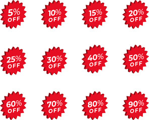 Price tag. 3D Isometric tag sign. Percentage isometric tag retail special offer 3d icon vector illustration.