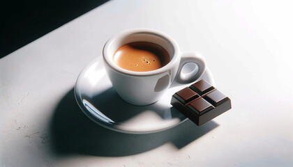 Obraz na płótnie Canvas Classic Coffee & Chocolate Duo