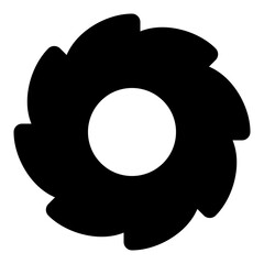 saw blade icon vector illustration asset element