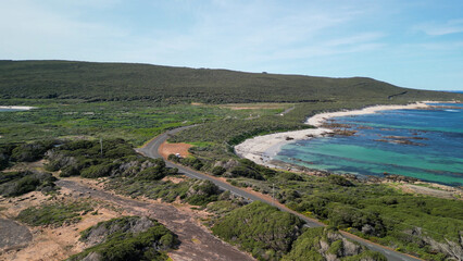Fototapeta na wymiar Cape Leeuwin is the most south-westerly mainland point of Australia