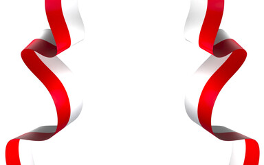Poland flag element design national independence day banner ribbon png

