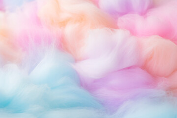 Colorful cotton candy background