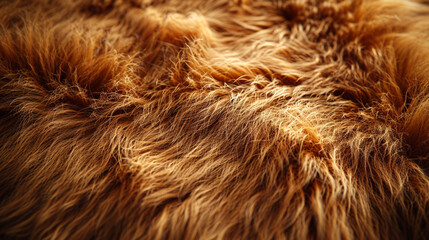 Fototapeta premium Texture, background, pattern. Sheep fur, sheepskin. a sheep's skin with the wool on, especially when made into a garment or rug.