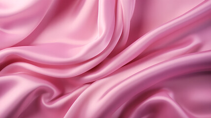 Obraz premium Pink fabric colored silk satin background