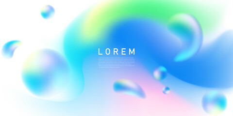 modern abstract fluid background design