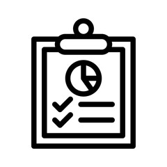 pie chart line icon