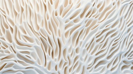 Serene Beauty of White Coral: Abstract Texture in the Underwater World