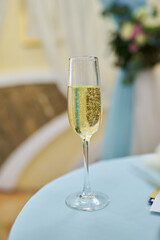 Glasses of champagne