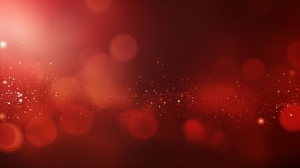 A beautiful red colored background, leaving space for text, bokeh background - Generative AI