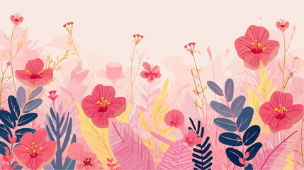 background with flowers