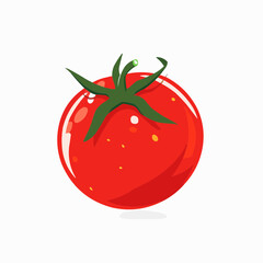 tomato isolated on white