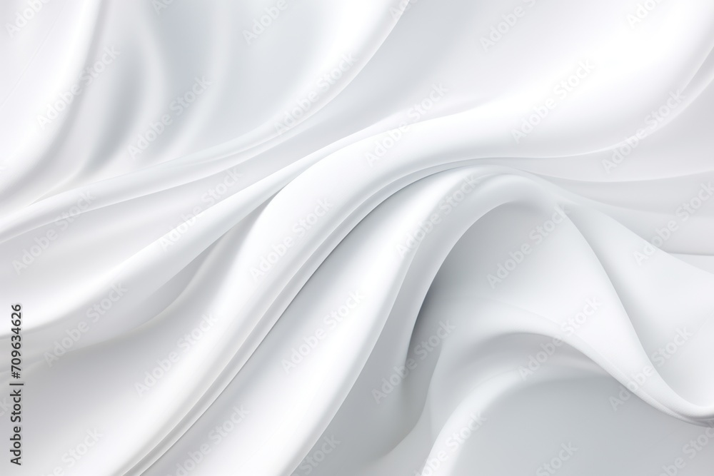 Poster a close up of a white cloth with a very smooth design on the top of the fabric and bottom of the fab