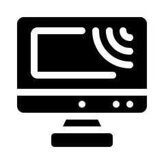 screen mirroring glyph icon