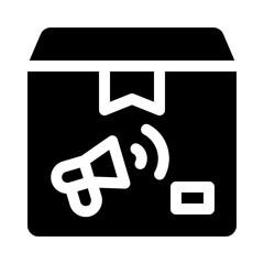 product marketing glyph icon