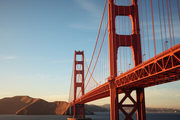 Famous Golden Gate Bridge, San Francisco