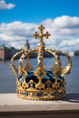 Stockholm Royal Crown at Skeppsholmsbron
