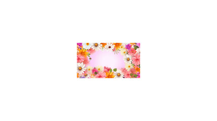 flower frame background photo