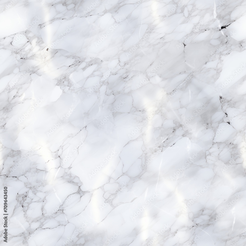 Poster elegant and luxurious seamless pattern with a realistic white marble texture for background design