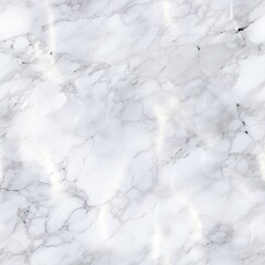 Obraz premium Elegant and luxurious seamless pattern with a realistic white marble texture for background design