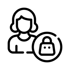 consumer line icon