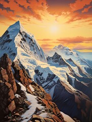 Summit Aspirations: Inspiring Mountaineering Wall Prints for the Adventurous Soul