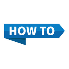 How To In Blue Rectangle Ribbon Shape For Tutorial Education Guidance Information Announcement Business Marketing Social Media
