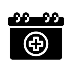 medical checkup glyph icon