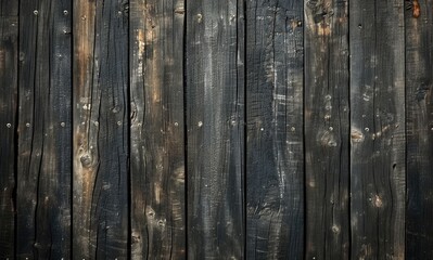 Dark Stained Wooden Planks for Textured Background