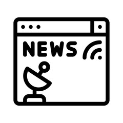 news line icon