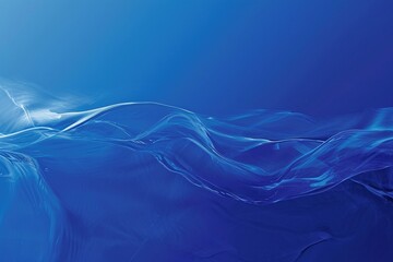 blue and royal blue wave and smoke effects background
