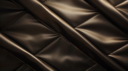 Obraz premium A close-up of a black leather texture.