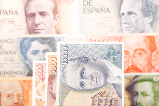 Spanish peseta a business background