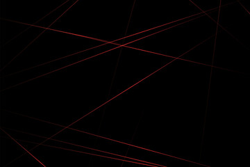 Abstract black with red lines, triangles background modern design. Vector illustration EPS 10.