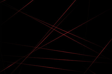 Abstract black with red lines, triangles background modern design. Vector illustration EPS 10.