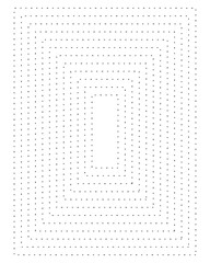 Abstract halftone rectangle vector illustration.