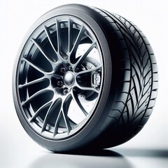 Obraz premium Sports car wheel for automobile companies