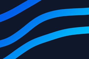 Abstrakter Hintergrund mit blauen Streifen auf einem schwarzen Hintergrund