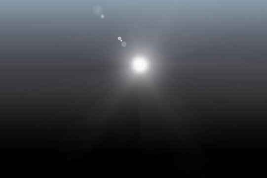 Abstrakter Hintergrund mit einem hellen Lichtblitz