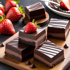 chocolate and strawberry