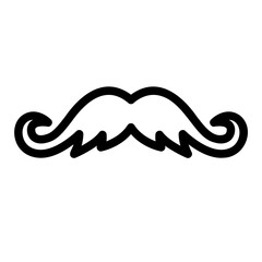 moustaches outline icon