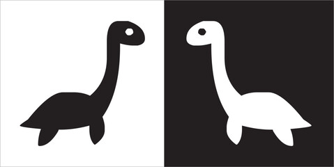 Illustration vector graphics of dinosaur icon © muryonodjum