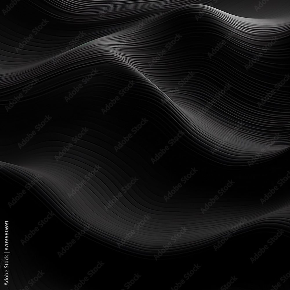 Aufkleber abstract background with smooth lines in black and white colors for your design.