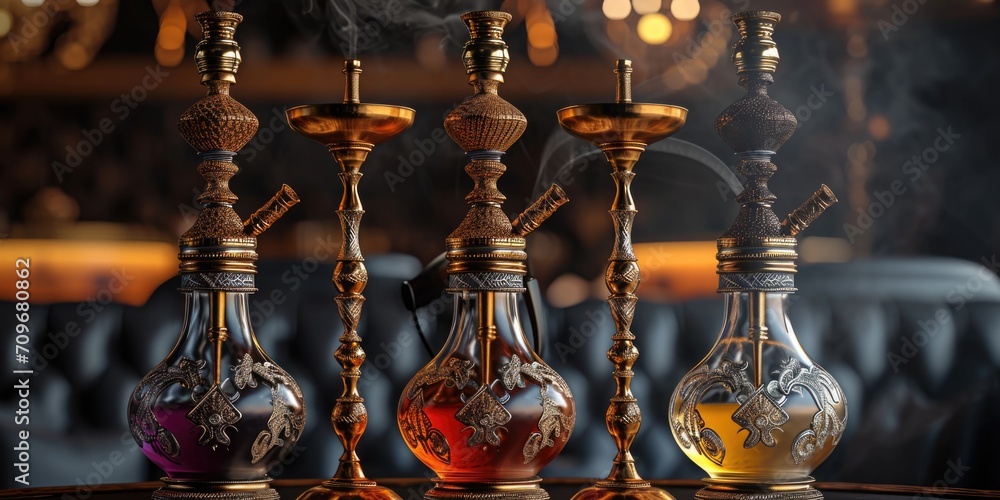 Aufkleber glass bottles placed on a table. suitable for various uses