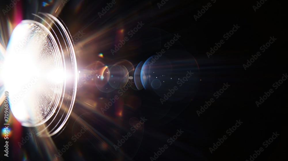 Aufkleber Close up of a camera lens. Versatile image for various projects