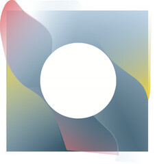 Abstract gradient blue, yellow, red and white background color