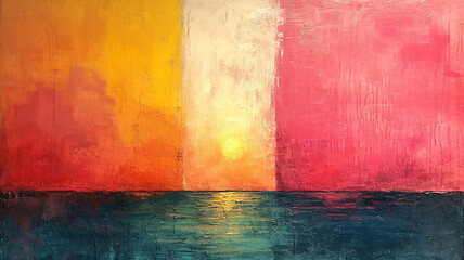 Abstract multicolor background with textured volumetric surface