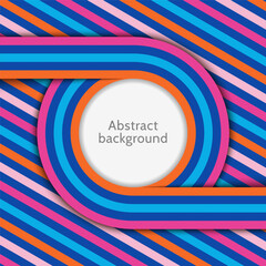 Abstract linear background. Vector illustration