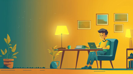 The Digital Maestro, Unleashing Ideas and Innovations on His Cosmic Canvas